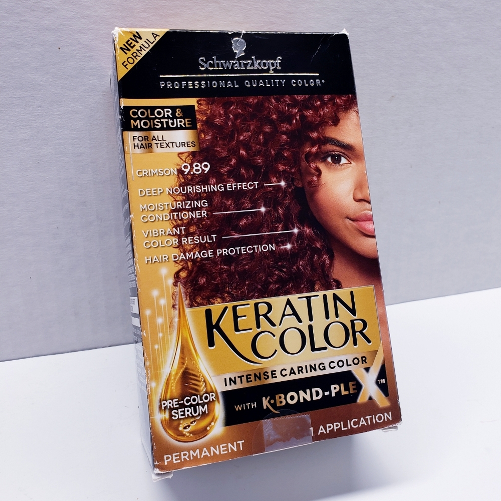 Schwarzkopf Keratin Color Permanent Hair Dye 9.89 CRIMSON